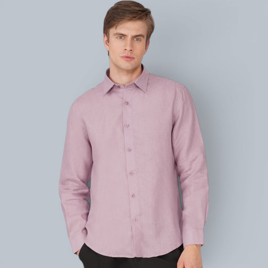 Rosewood Pure Linen Shirt
