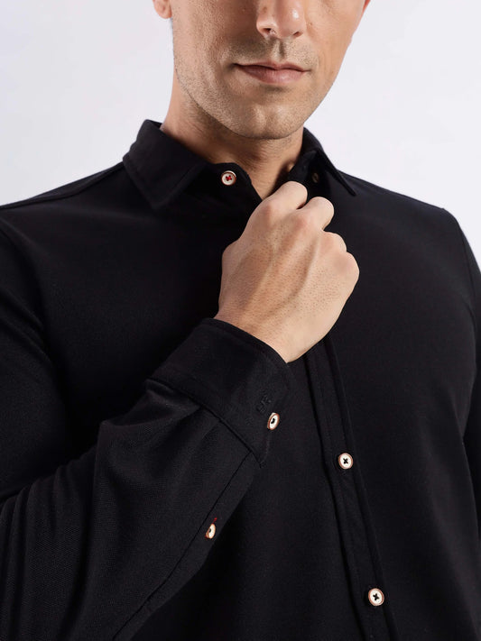 Elite Black Comfort Shirt
