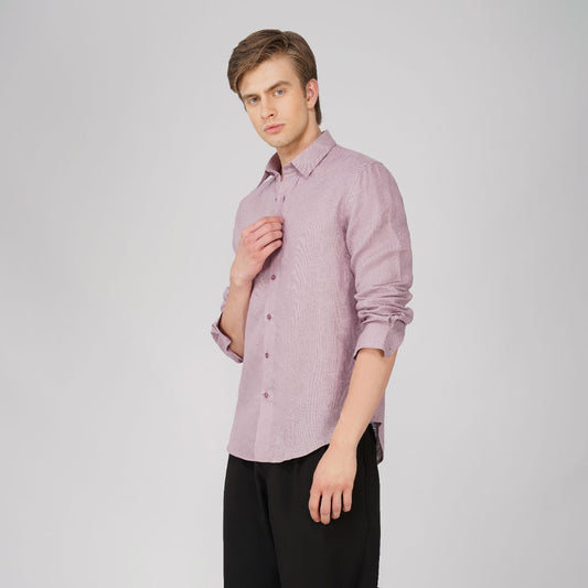 Rosewood Pure Linen Shirt