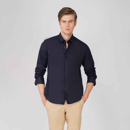 Midnight Navy Signature Poplin Shirt