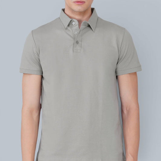 Core Grey Polo T-Shirt