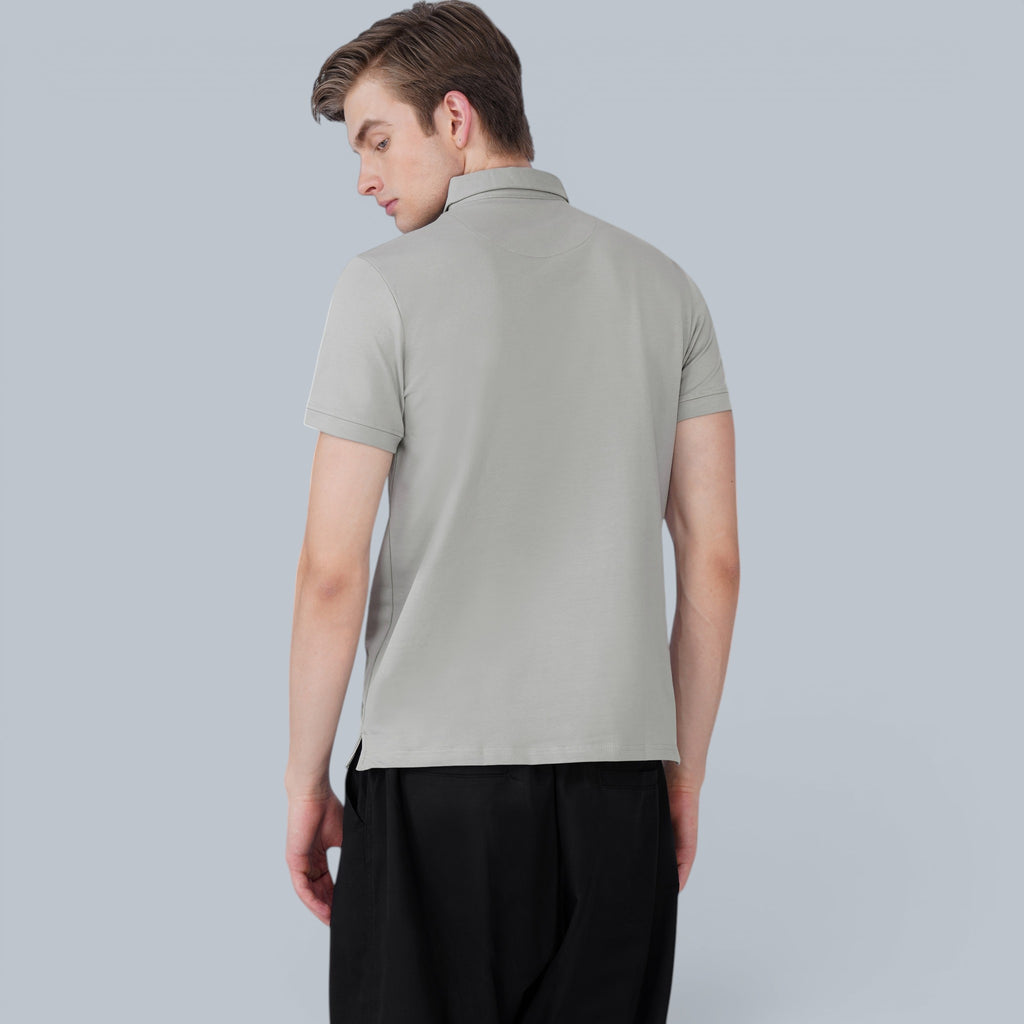 Core Grey Polo T-Shirt