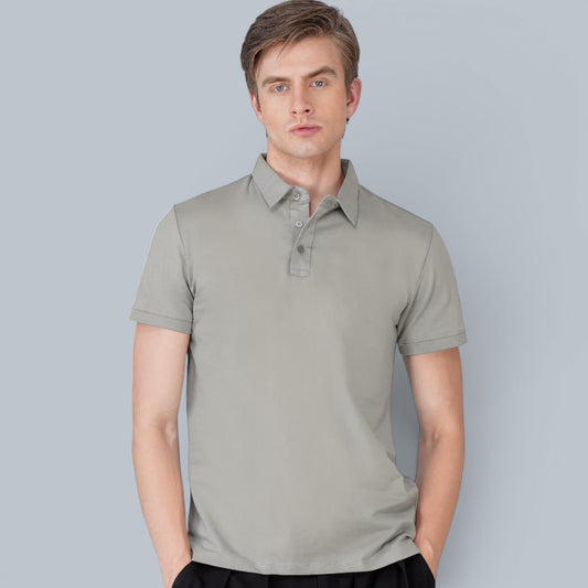 Core Grey Polo T-Shirt