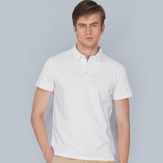 Noble White Polo T-Shirt