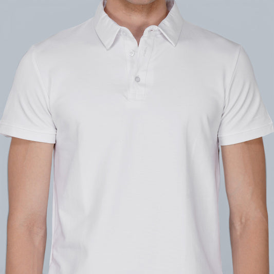 Noble White Polo T-Shirt