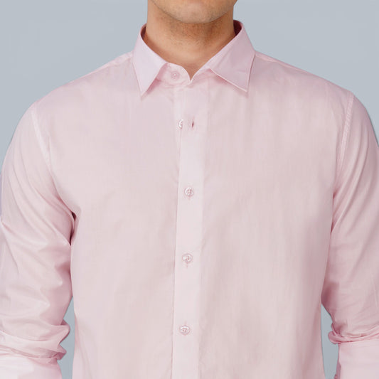 Portofino Light Pink Giza Poplin Shirt