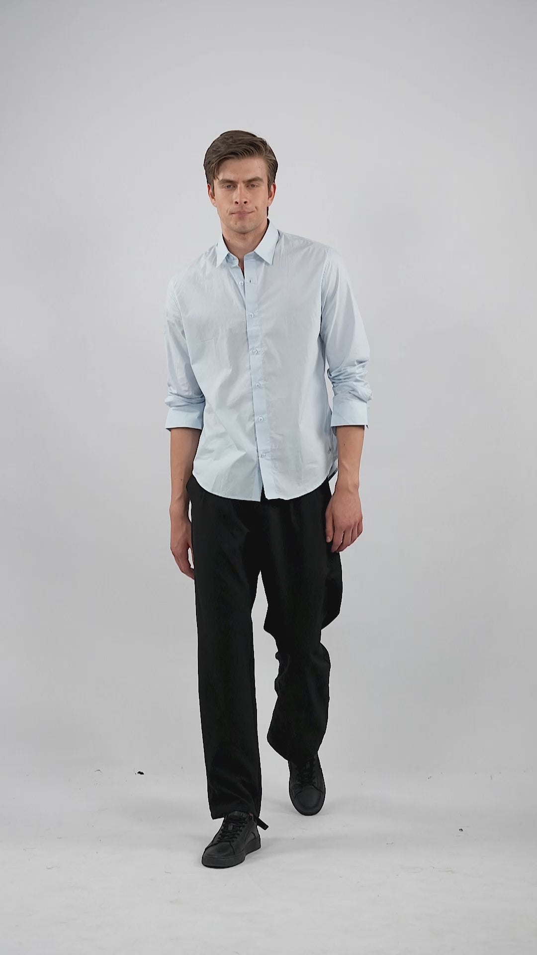 Natural Lustre Light Blue Shirt