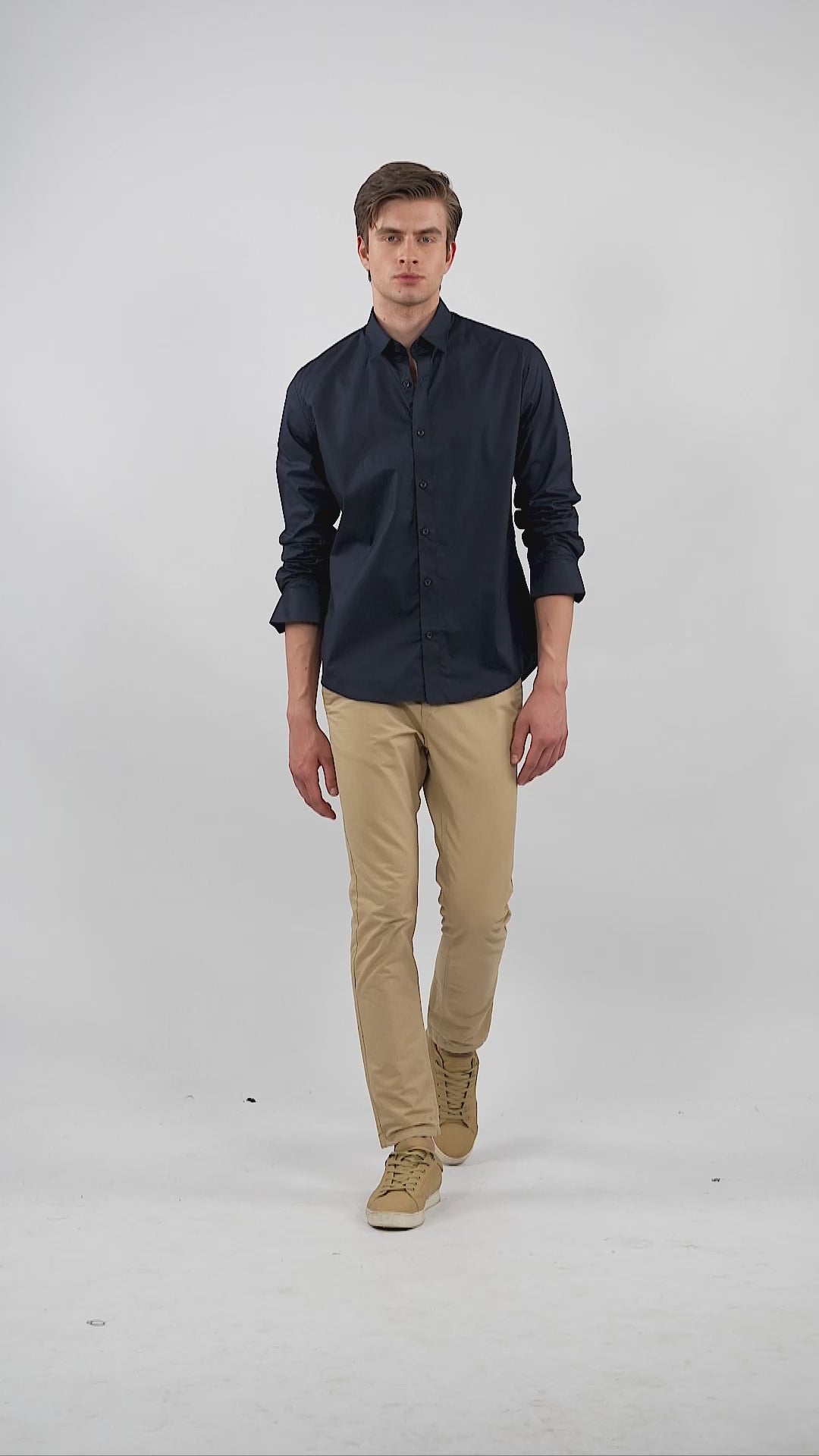 Midnight Navy Signature Poplin Shirt