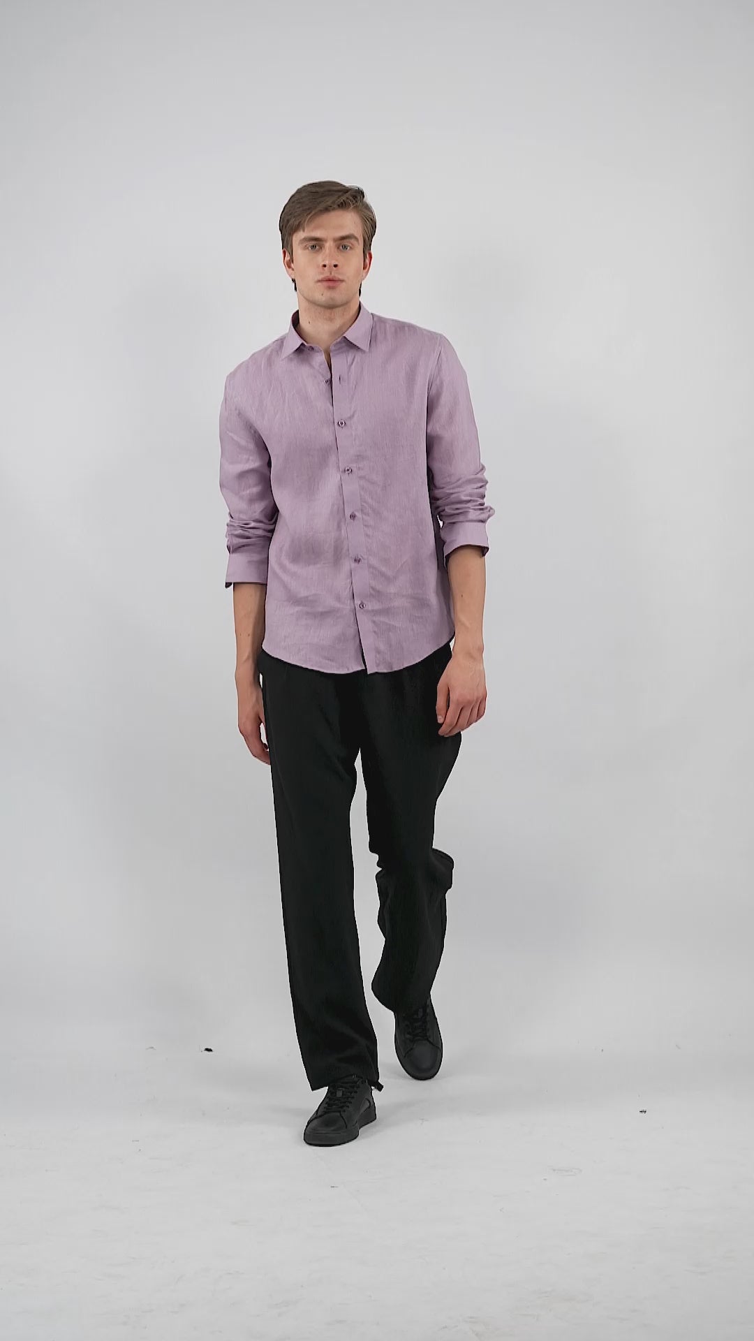 Rosewood Pure Linen Shirt