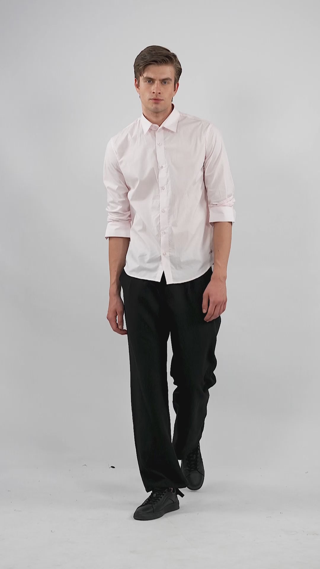 Portofino Light Pink Giza Poplin Shirt